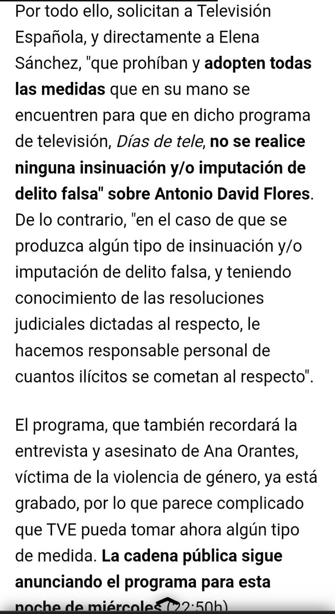 Seram110's tweet photo. 💥Antonio David Flores tomará medidas contra TVE si Rocío Carrasco le imputa algún tipo de delito falso #YoMeRebelo8M https://t.co/0jDQVmlGra https://t.co/cJ6FFeO2uA