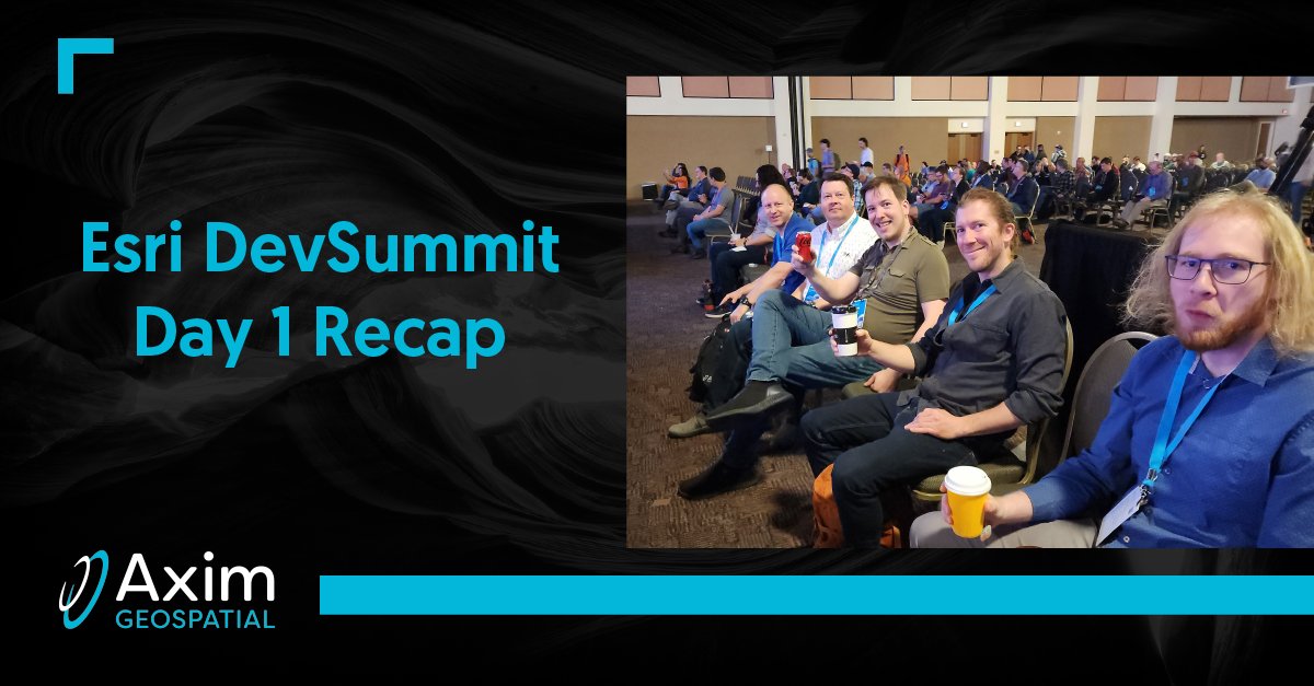 We're sharing a day-by-day recap from the Esri DevSummit, with key takeaways from our attendees such as product updates and timelines to functionality improvements and more. Check out what happened on Day 1.

bit.ly/3JpErpt

#Axim #EsriPartner #EsriDevSummit #ArcGIS