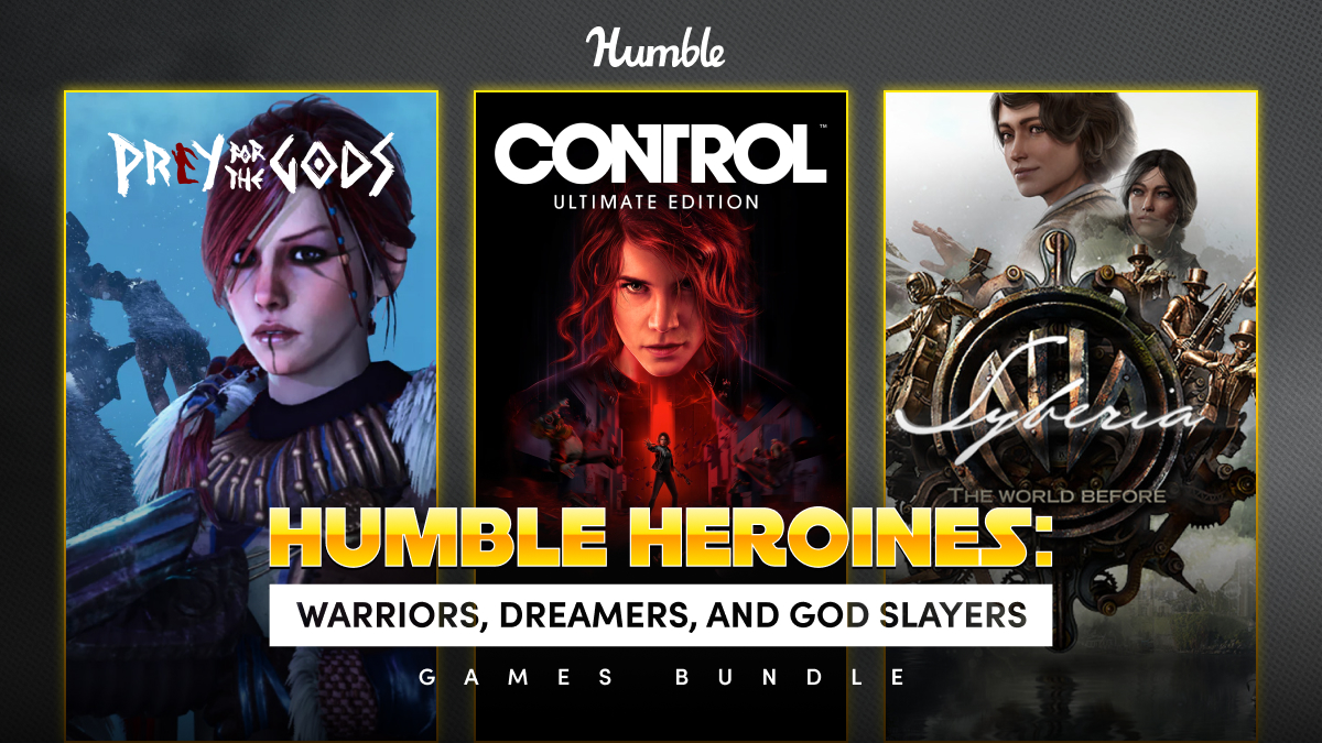 Topple giants, explore timescapes, and take Control as the incredible heroines of our latest, all-new game bundle!

Purchases support @GirlsWhoCode & @GirlsMakeGames Scholarship Fund in celebration of Women’s History Month.
ow.ly/Y4o850NbV4H