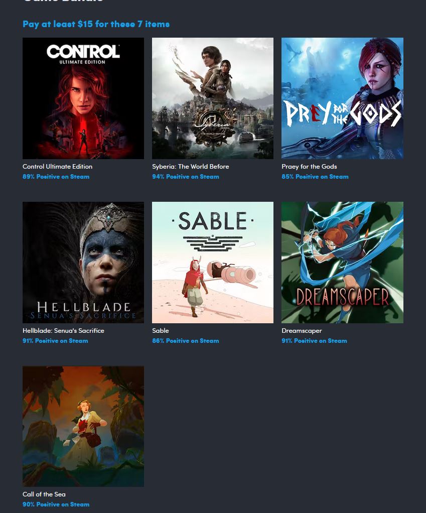 Cheap Ass Gamer on X: (PCDD) Game Bundles via Humble Bundle