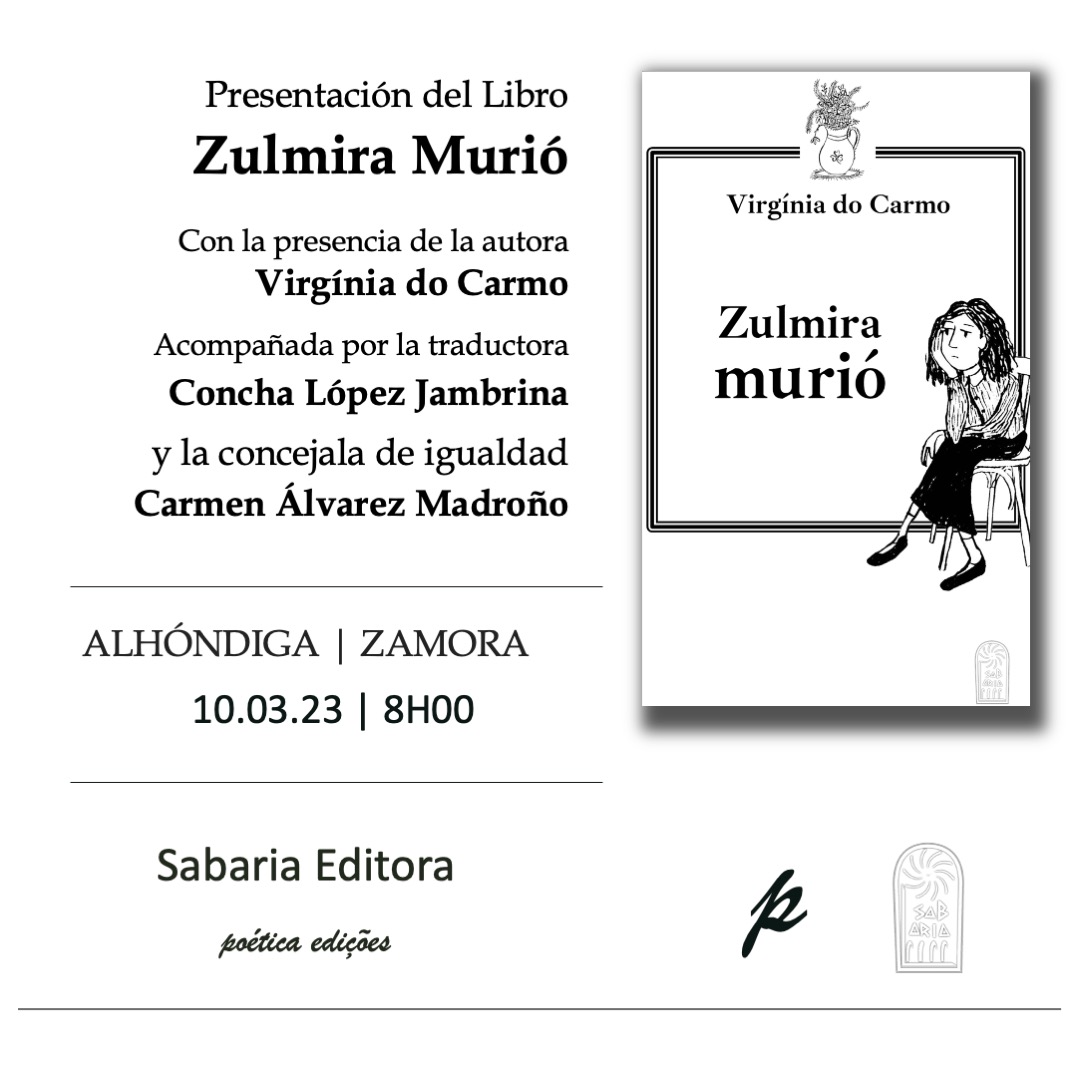 sabariaeditora's tweet photo. En ocasión del 8 de marzo, doble presentación en Zamora, viernes 10 a las 20 h. y en Miranda do Douro, sábado 11 a las 17 h. Un libro precioso, duro y digno sobre el maltrato. https://t.co/OtZKfBmS2H
