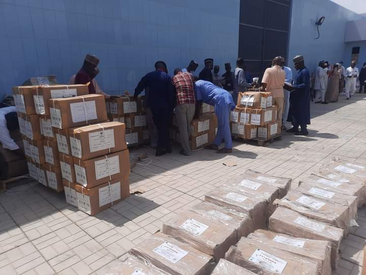 lNEC distributes sensitive materials to 14 local government areas of Zamfara State a head of the next saturday governorship and State assembly election in the State.

#CDDEAC 
#CDDWestAfrica 
#NigeriaDecides2023 
#2023Elections