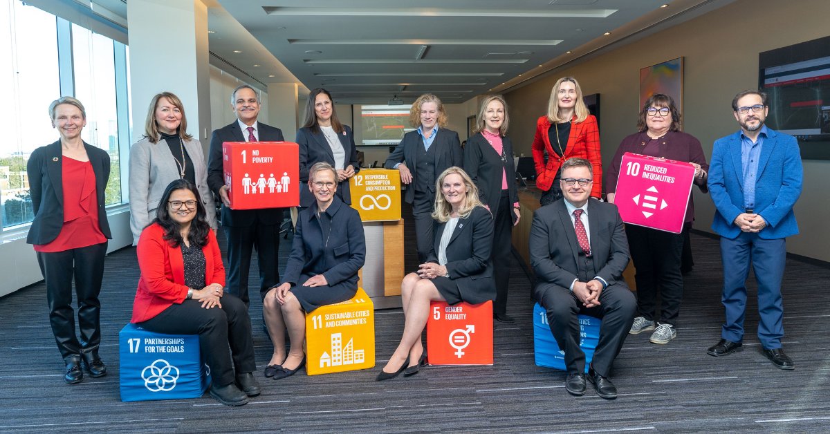 At York University, 80% of presidents &amp; vice-presidents are women, supporting the University's #1 spot in Canada under SDG 5, Gender Equality. Learn more: bit.ly/379L9zo | #YorkUSDGs #SDGWeekCanada