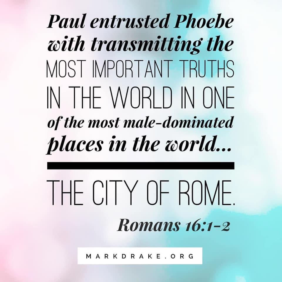 markdrakeint's tweet photo. Did you know, contrary to the common misconception, women WERE allowed to serve as leaders in the first century church?  The New Testament actually references women serving as deacons, teachers, and even apostles!  Phoebe was one of these women! #internationalwomensday2023 https://t.co/1H6DhuPfil
