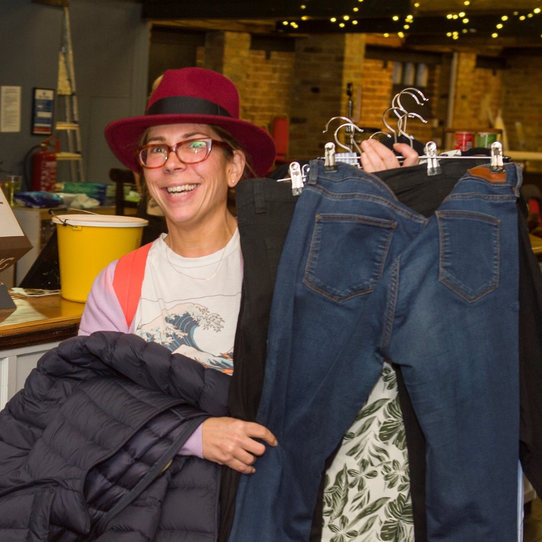 southernmalting's tweet photo. SPRING CLOTHES SWISH 31 MAR 7PM
Here's a throwback to last October's Autumn Clothes Swish. 
Our upstairs floor was turned into a clothes shop, including dressing rooms and customers brought up to 8 items to swap for £5.
Get tickets for the next Swish from our website now! https://t.co/qAL3GKkZRO