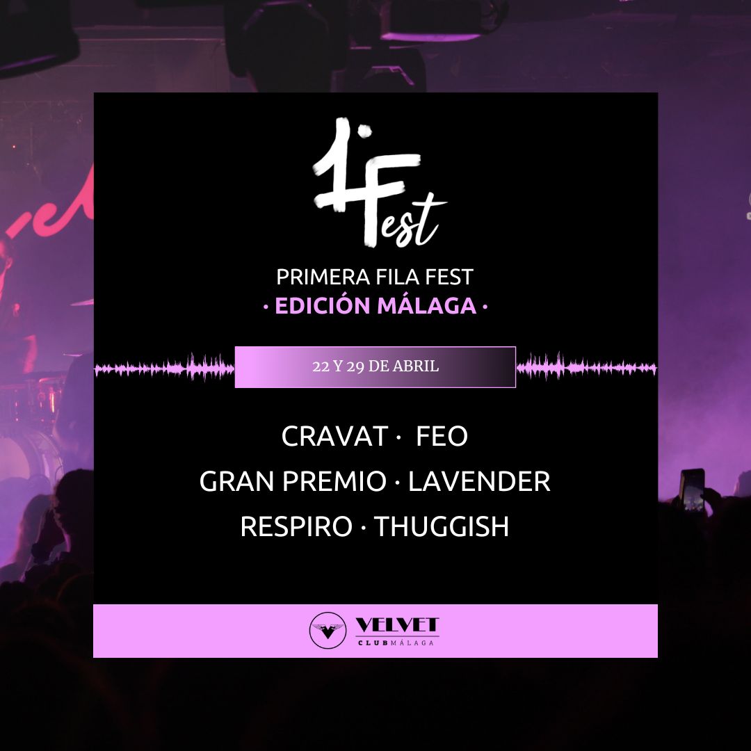 --> bit.ly/3T0i6lC
Ya tenemos cartel cerrado en Málaga!
Días 22 y 29 en la Sala Velvet Club.
Entradas ya, a precio muy especial, en entradium.com/events/primera…
#festival #malaga #indie #emergentes #pop #rock #TrendingMusic #TrendingNow