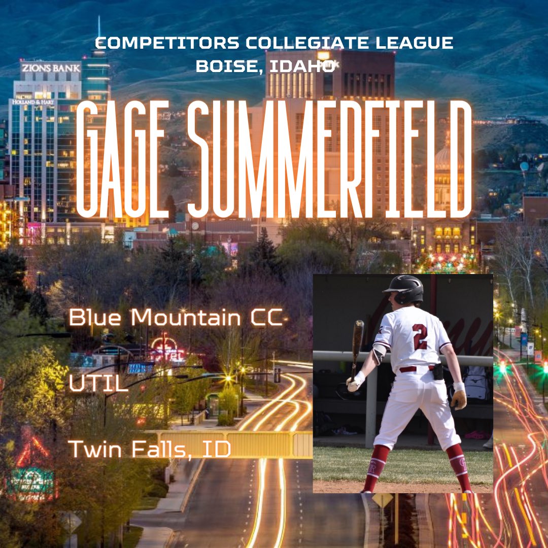 We would like to welcome Jack Ingraham, Kaden Menard and Gage Summerfield to the Competitors Collegiate League! If your interested in playing this summer, check out competitorsbaseball.com to sign up for our 2023 season. #COMPETE