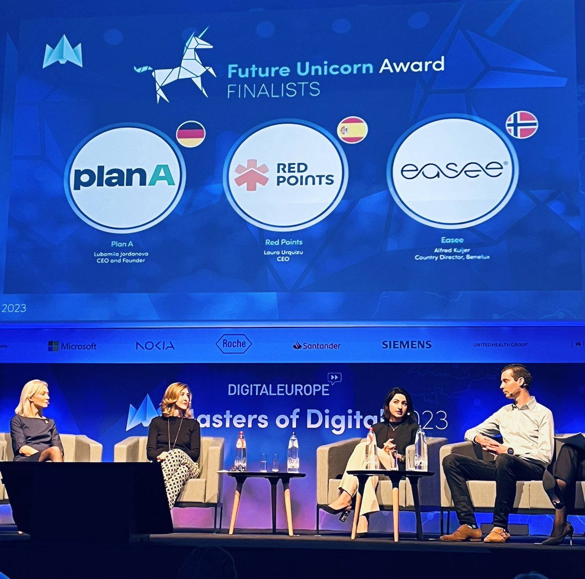 We are very proud of planA that made it under the Top 3 of Digital Europe‘s Future Unicorn Award 🦄👏#MoD2023

Thank you also for the great contribution @LubomilaJ on how we can make the EU market more attractive for startups!🙏🏻