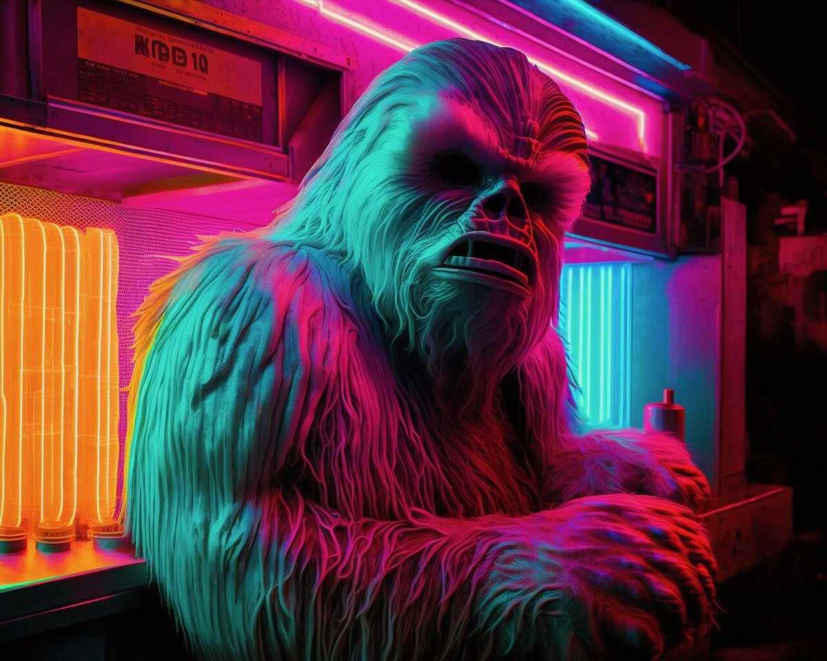 fugi_me's tweet photo. Adding some neon to the mandalorian ready for star wars celebration...
#Mandalorian #starwars #starwarscelebration #neon #blacklight #midjourney #midjourneyAi #midjourneyV4 #ai #art #aiart #Artificial_Intelligence #generativeart #GenerativeAI https://t.co/bhkewfVRlv