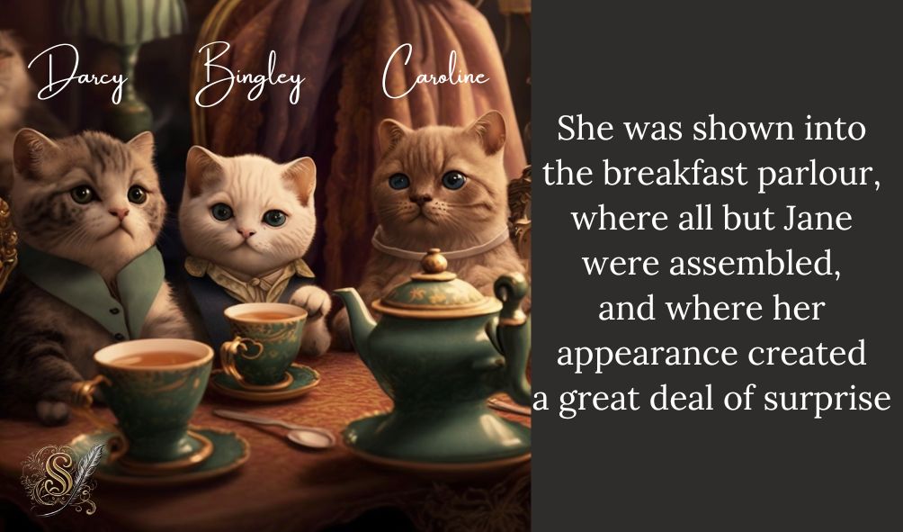 SBarrAuthor's tweet photo. Here's a little something to help you get through #humpday  Enjoy!
#PrideAndPrejudice #TooCuteForWords #Cats https://t.co/33s1S9C8mg
