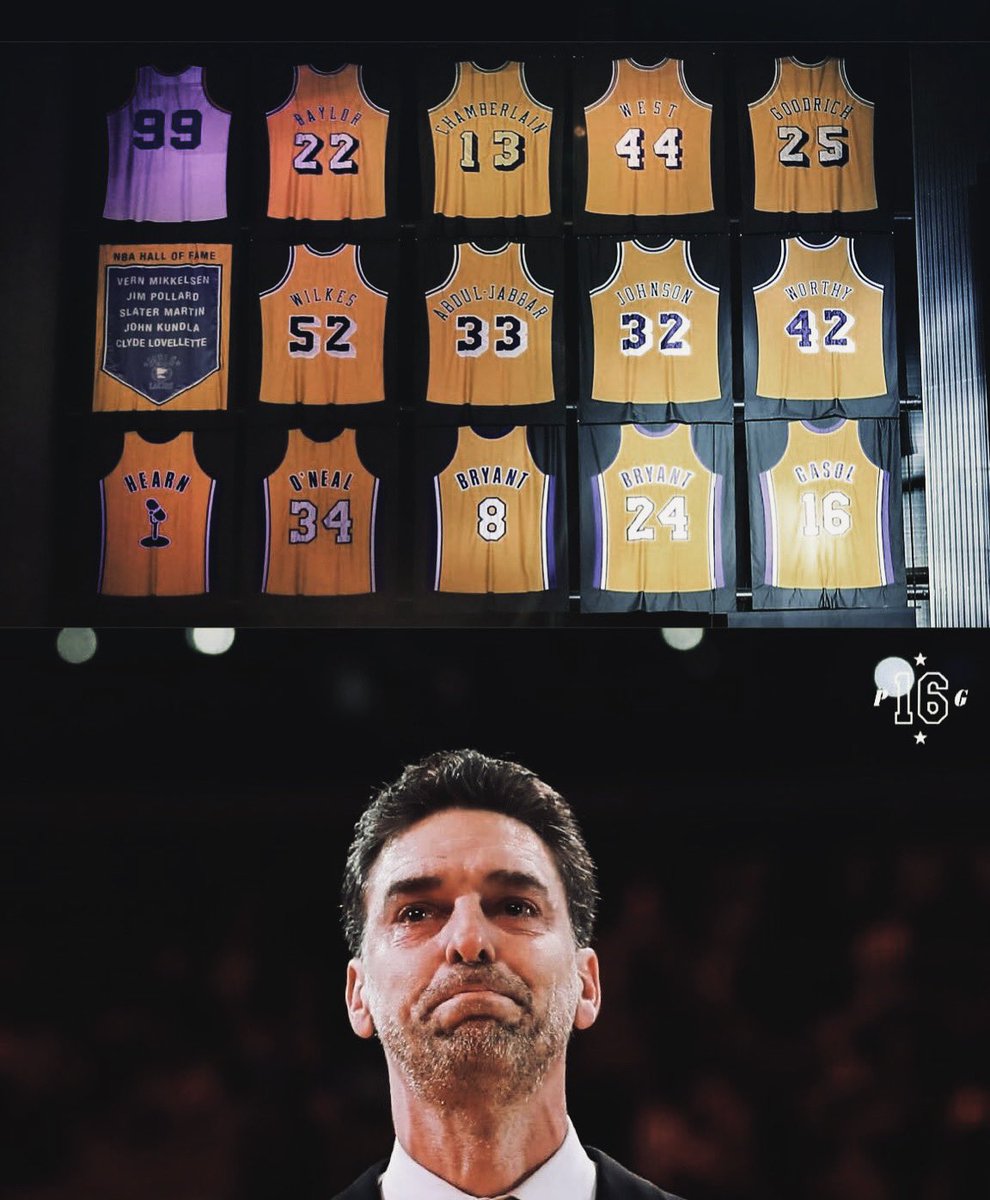 JuliaLucas23's tweet photo. GRACIAS PAU…

Por hacer que me enamore de este INCREÍBLE deporte.
Por haber crecido viéndote y admirándote.
Por ser un gran ejemplo de superación. 
Por hacernos soñar una y otra vez.

Hoy tu camiseta ya cuelga en lo más alto del Staple Center.

ETERNO 16 | #GraciasPau 
@paugasol https://t.co/YspZf07zQb