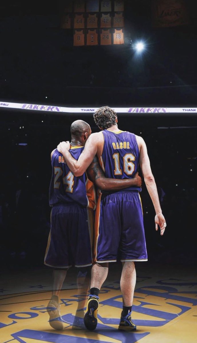 GRACIAS PAU…

Por hacer que me enamore de este INCREÍBLE deporte.
Por haber crecido viéndote y admirándote.
Por ser un gran ejemplo de superación. 
Por hacernos soñar una y otra vez.

Hoy tu camiseta ya cuelga en lo más alto del Staple Center.

ETERNO 16 | #GraciasPau 
<a href="/paugasol/">Pau Gasol</a>