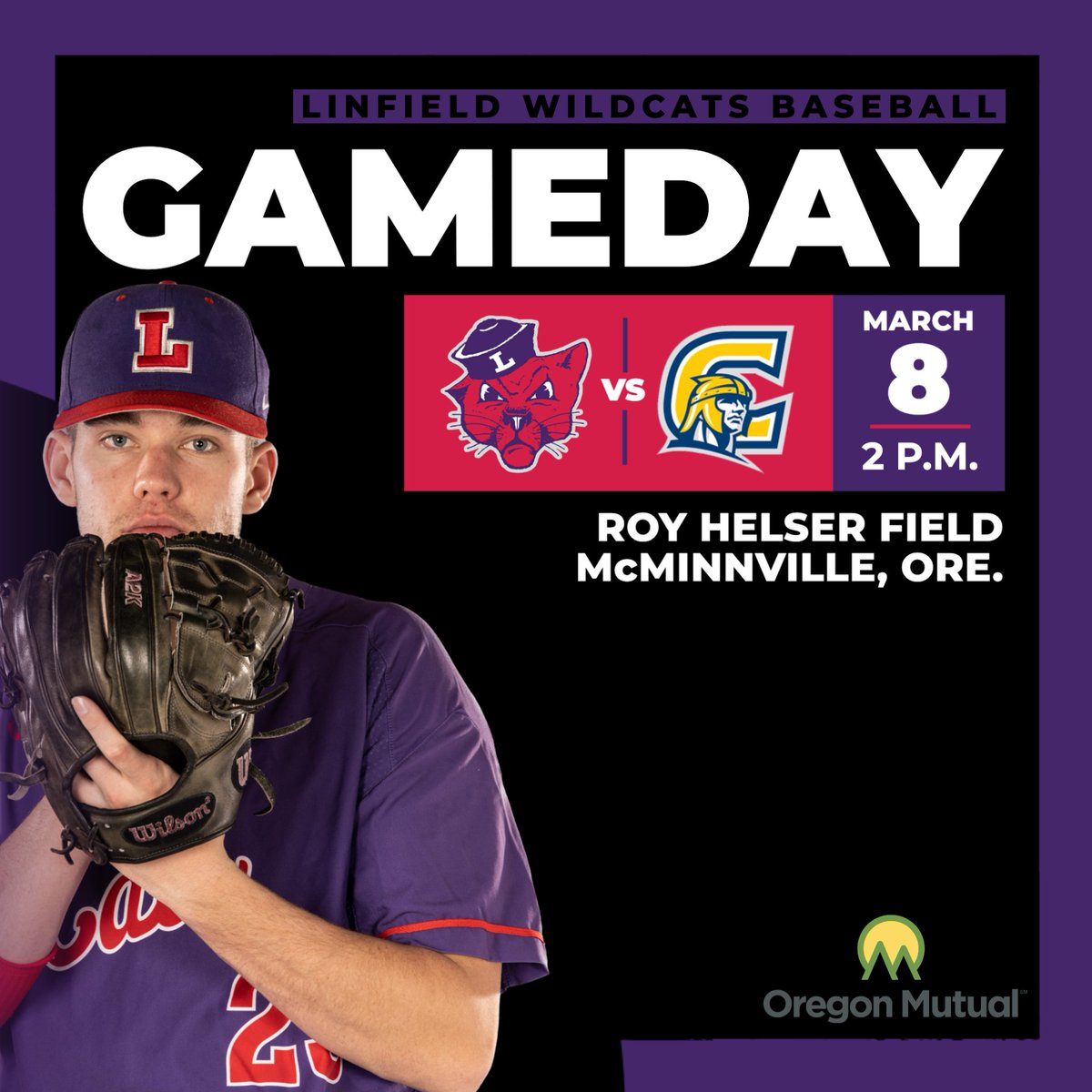 linfieldbsb's tweet photo. GAMEDAY⚾️| Corban is scheduled to come to town to take on the Wildcats in a non-conference game.

⏰2 p.m. (PST)
📍Roy Helser Field
📺https://t.co/tFJ1TwCZS9
📊https://t.co/X0ZoTPs7PV

#RollCats https://t.co/3iXAg4OUq8