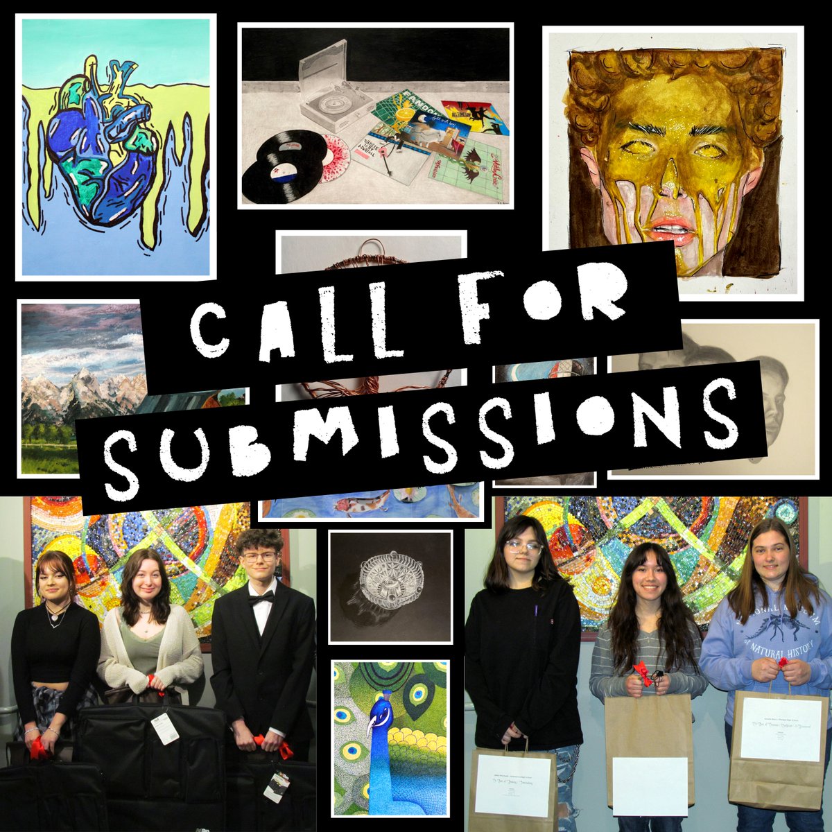 QuickArtsCenter's tweet image. We are now accepting submissions for our High School Juried Art Exhibition open to 9th, 10th, 11th, &amp;amp; 12th grade students in our surrounding communities! Digital submissions are due by 4:00pm on Sunday, March 12th! Visit our website for complete details: bit.ly/3GCUUoY