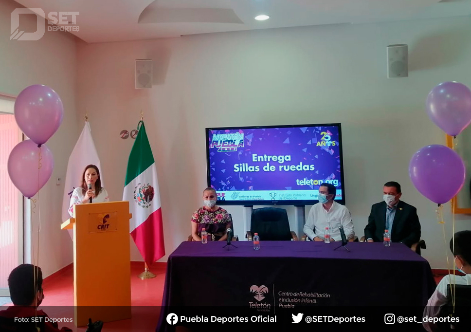 SICOMDeportes's tweet image. #SETDeportes | Se hizó la entrega de sillas de ruedas eléctricas👨‍🦽 en el  #CRIT Puebla. En presencia de la presidenta del #DIF @GabyBonillaP. 

Gracias a la donación del maratón de #Puebla 🏃‍♀️ 2022, con el apoyo del #INPODE que recaudó un total de 190mil pesos. 

#PueblaDeportes