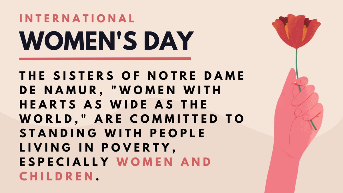 Today is #InternationalWomensDay, a day that celebrates the global achievements of women and girls. Worldwide, our Sisters stand with women and children in need.

Take the time today to honor and celebrate the amazing women in your life!
