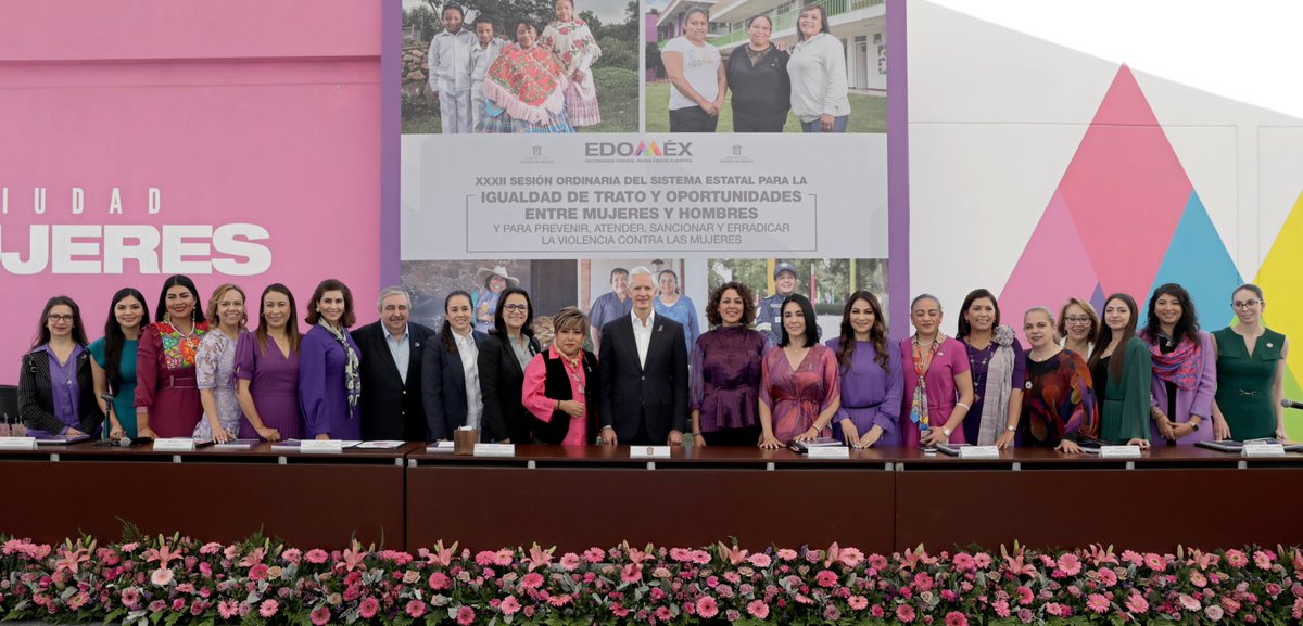 Hoy, #DíaInternacionalDeLaMujer, refrendamos nuestro mayor compromiso con las mujeres mexiquenses, reconociendo el esfuerzo, la determinación y la fuerza de sus acciones.