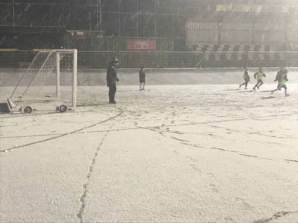 Our U9s. Training or snowball fights 😊 bit of both I think👏👏👏