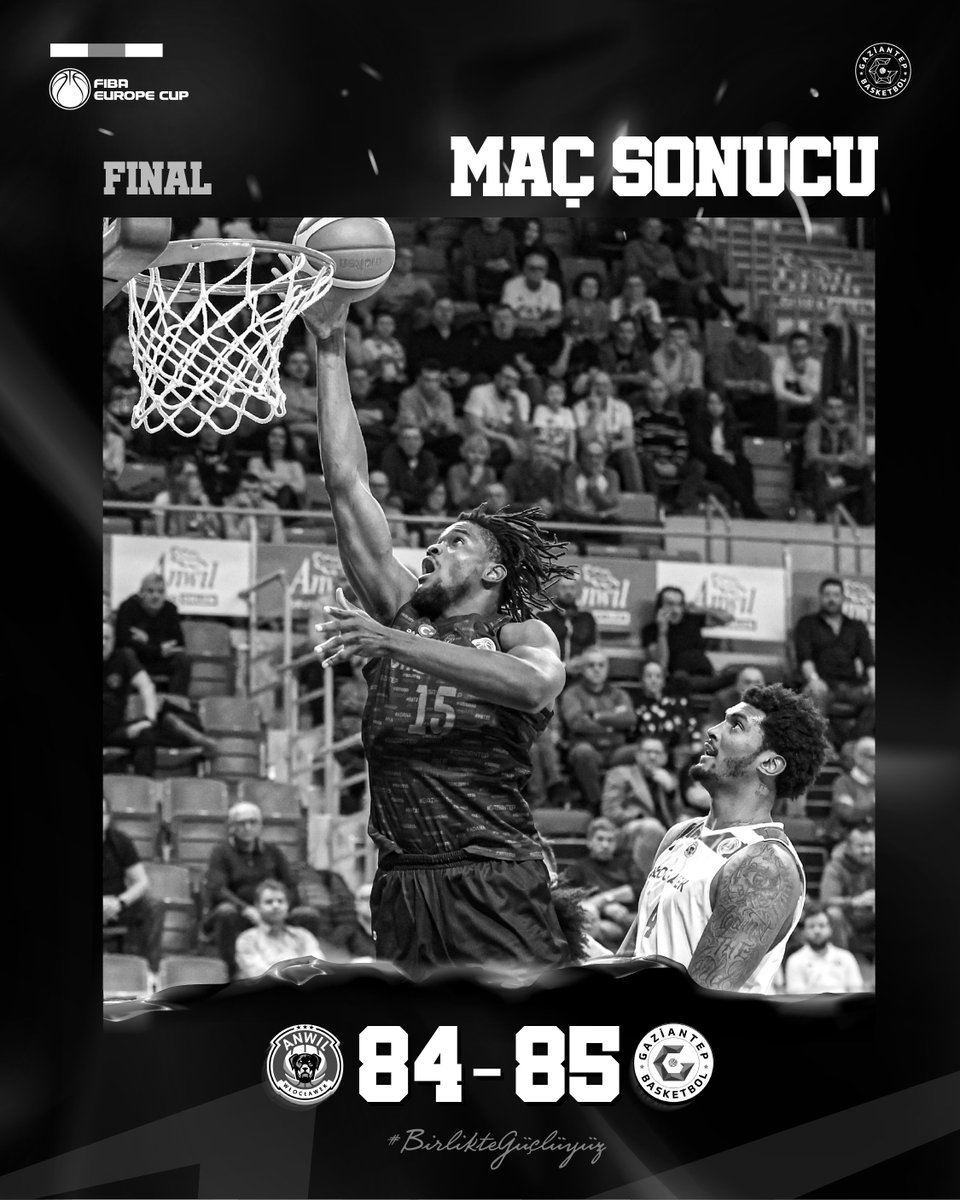 Polonya'dan Galibiyetle dönüyoruz. 💪🏼 | Maç Sonucu | <a href="/Anwil_official/">Klub Koszykówki Włocławek</a> 84 - 85 Gaziantep #FibaEuropeCup