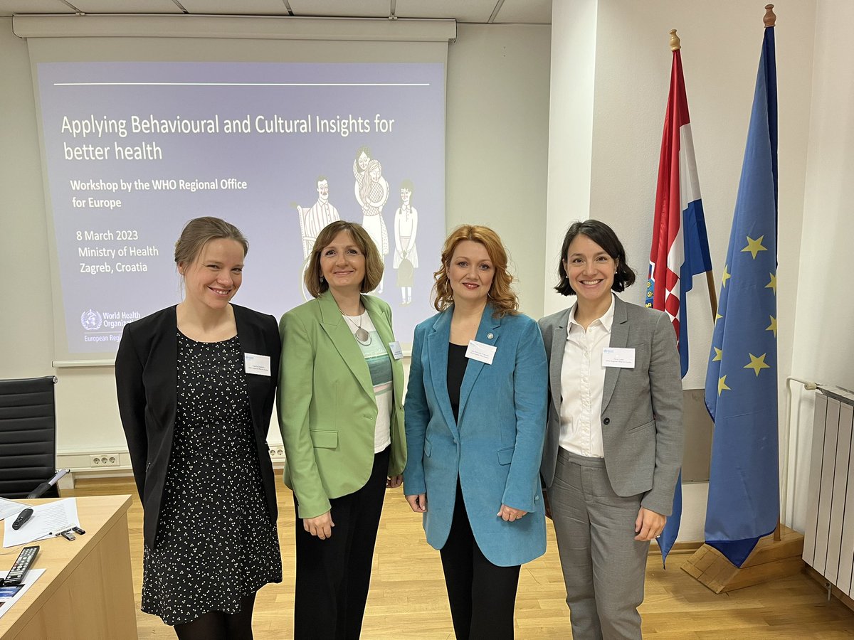 Excellent discussions at our @WHO_Europe workshop on #BCI for health in Croatia today #behavioralscience #publichealth