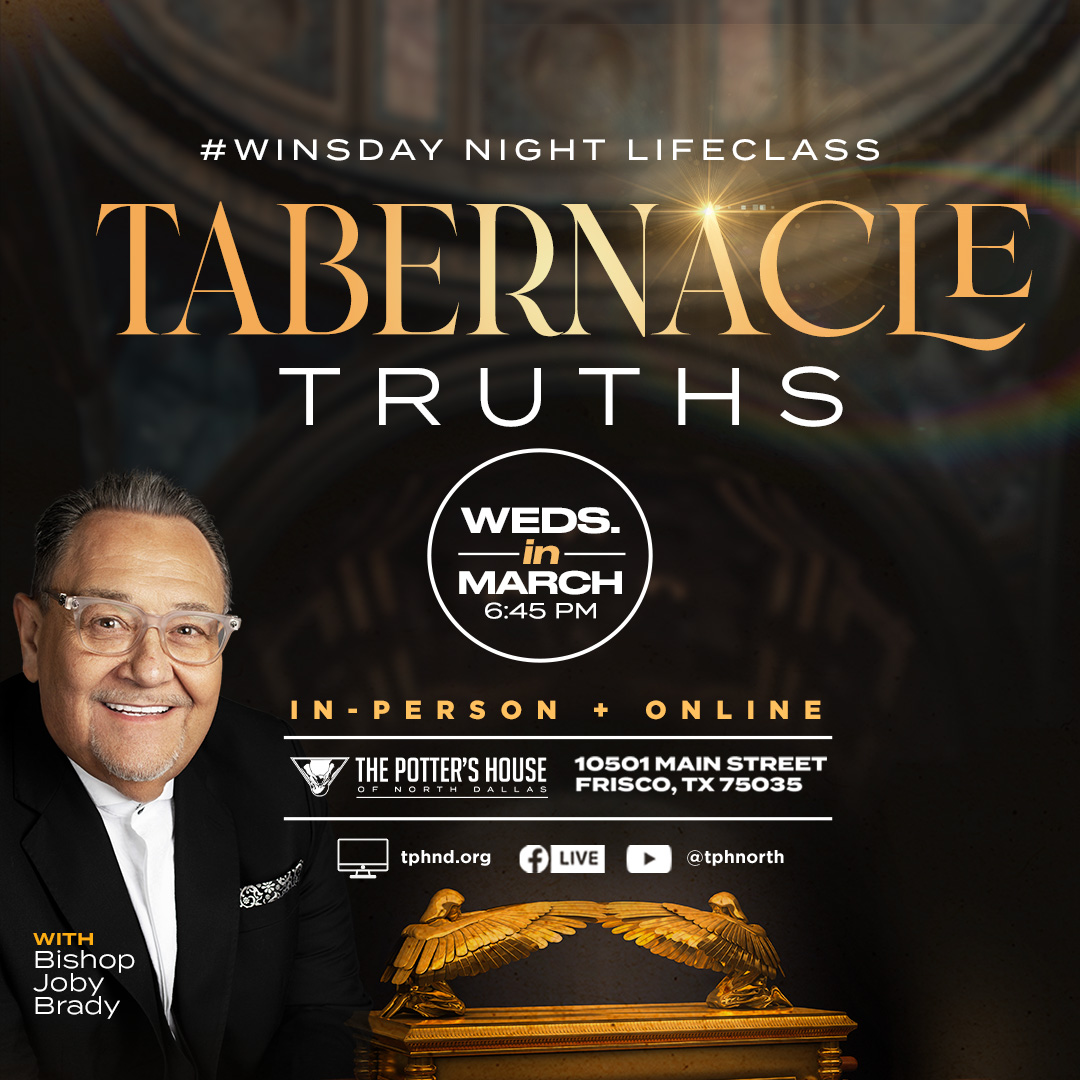 tphnorth's tweet photo. Experience the power of transformation tonight at 6:45 pm with Bishop @jobybrady! He's ready to unlock destiny and take us deeper into life-changing #TabernacleTruths. Don't miss it - join us in person or online for #WINSdayNight LifeClasses! #destinyawakened https://t.co/cBJvcqG39P