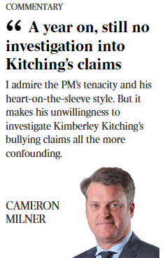 CoaltrainHunter's tweet photo. #MeanGirls 
RIP Kimberly Kitching - bullied to death by the ALP. 
Wong- never held to account.
Marles- never held to account.
Gallagher- never held to account.
KK - failure!
And the dear leader, Albo - never held to account.

"Labor have a women problem, a very big one".
#auspol https://t.co/wrzTj359kl