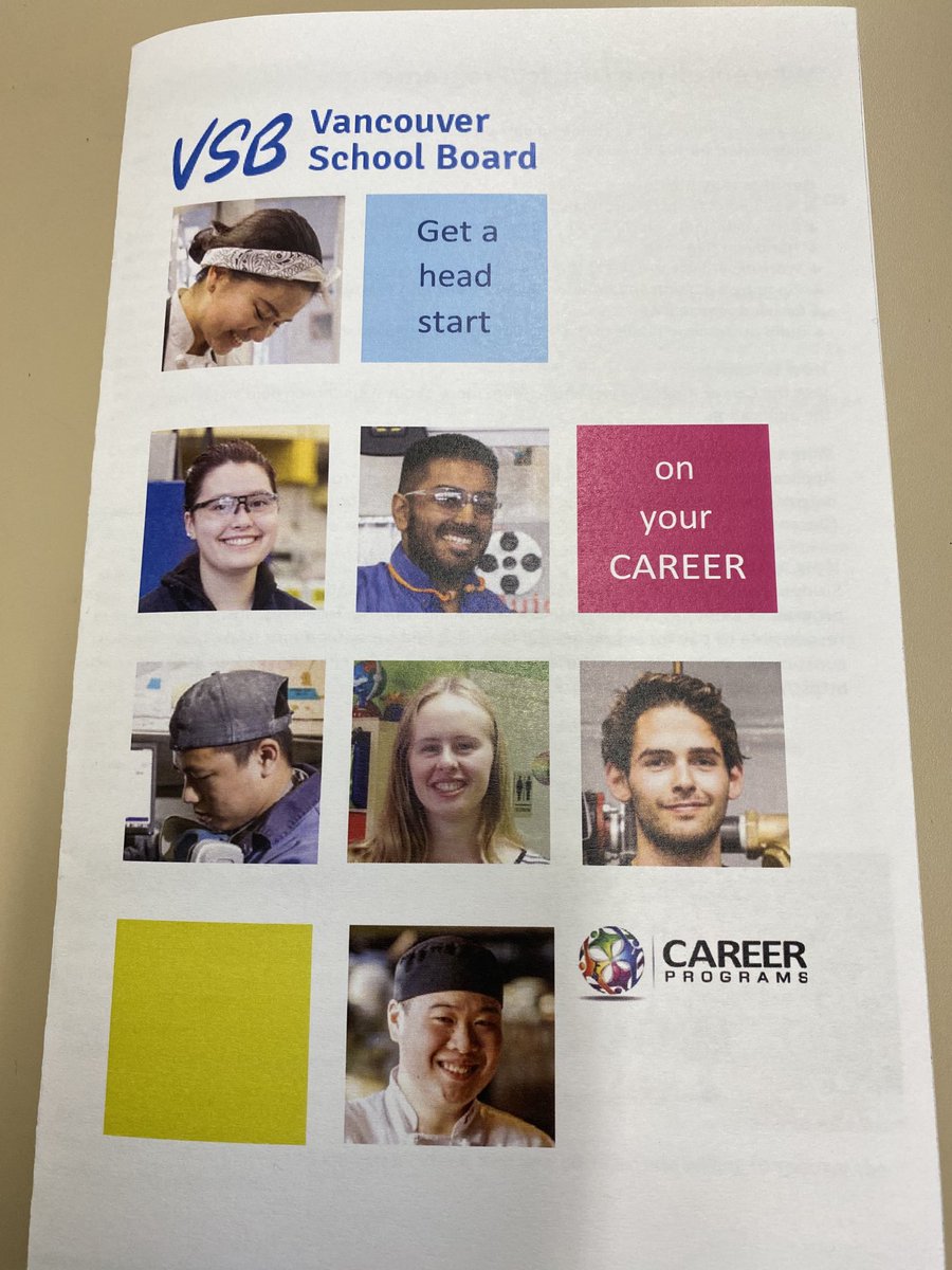 Fun to bump into ⁦<a href="/VSB39/">Vancouver School Board</a>⁩ tour today!  At least 5 of the past students pictured here are now Red Seal certified in their trade. All started programs while in high school. ⁦@ita_youth⁩