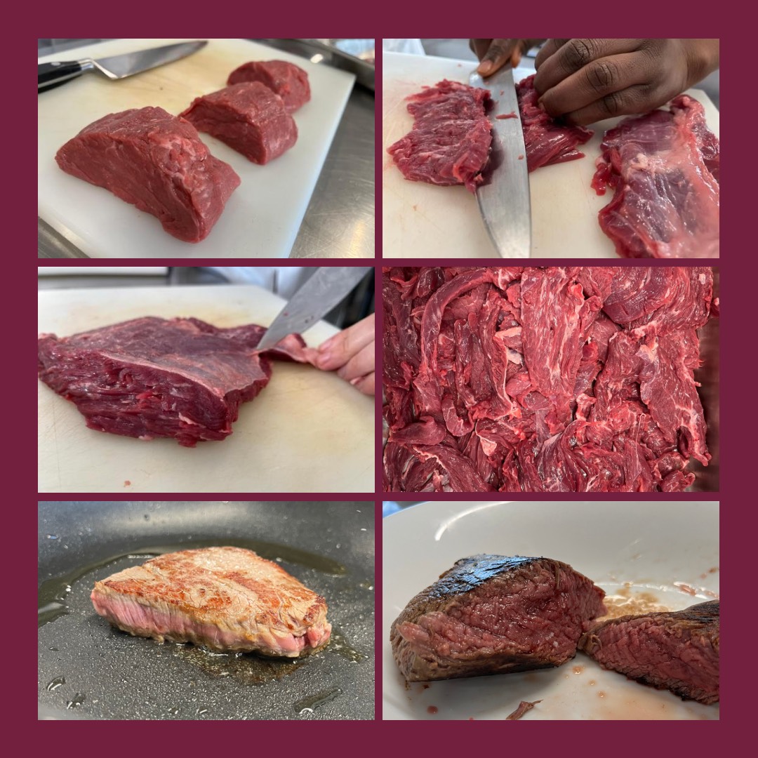 Els alumnes de 1r de grau mitjà d’#EPA han practicat el tall de carn amb un bon #filet o #rellom de vedella. I ja posats, hem practicat els tipus de cocció. A vosaltres com us agrada més? <a href="/insguissona/">Institut de Guissona</a> #alimentàries #ciclesformatius #formaciódual #vedella #solomillo