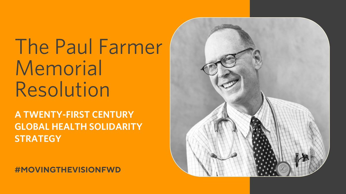 (🧵) Yesterday, a coalition in the U.S. House of Representatives and U.S. Senate announced the reintroduction of the most bold and ambitious global health legislation ever introduced in Congress: The Paul Farmer Memorial Resolution. Learn more: pih.org/paul-farmer-me…