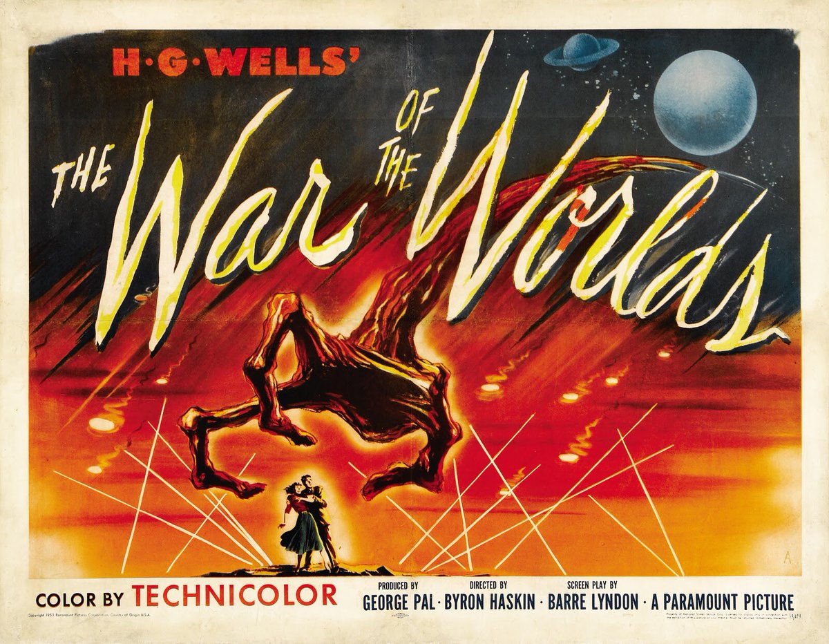Discussing the 70th anniversary of this amazing film this weekend for @FanbaseWeekly! Very much looking forward to revisiting. @eriksamaya @unexpectedhobby @DAvallone #TheWarOfTheWorlds #GeorgePal #HGWells #TheFanbaseWeekly #FanbasePress #CelebratingFandoms #StoriesMatter