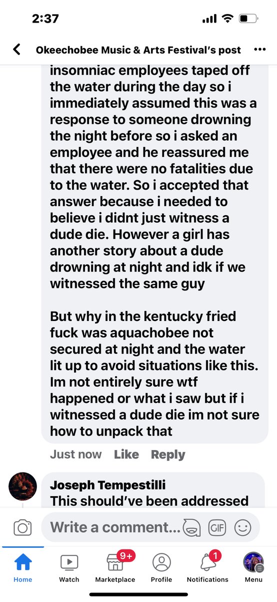 Asap_Melvy's tweet photo. @Nick_Eaux @okeechobeefest @insomniacevents Yerr im trying to figure out what I saw fr, heres my statement. I ran in the water but insomniac staff assured me no one drowned https://t.co/hpfTBFcw4Q
