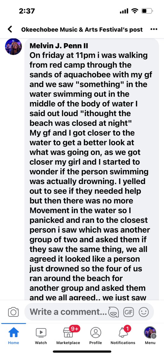 Asap_Melvy's tweet photo. @Nick_Eaux @okeechobeefest @insomniacevents Yerr im trying to figure out what I saw fr, heres my statement. I ran in the water but insomniac staff assured me no one drowned https://t.co/hpfTBFcw4Q