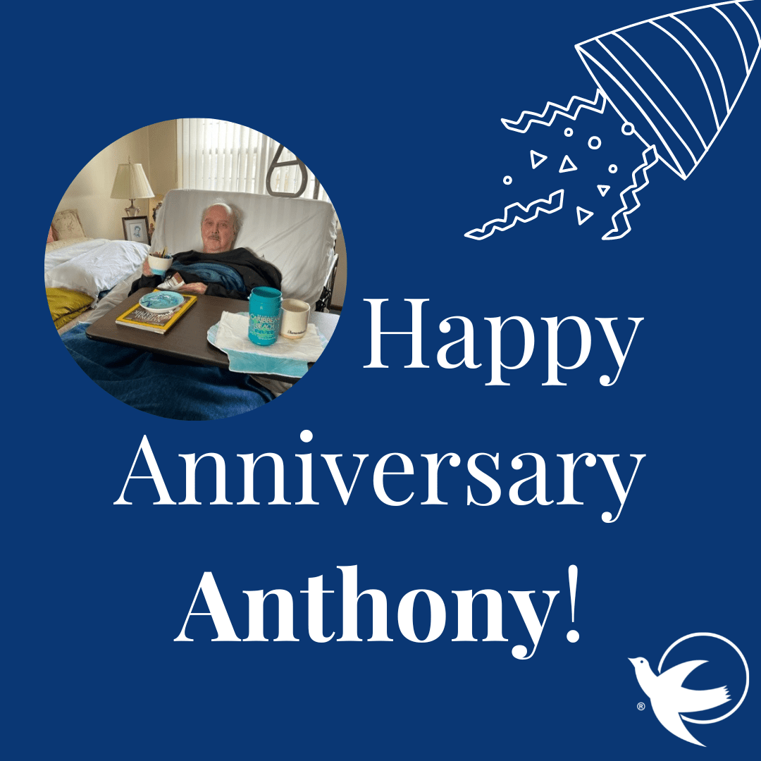 AngelsofMatawan's tweet photo. ⭐ ⭐ ⭐ ⭐ ⭐  #VisitingAngelsMatawan recently celebrated Anthony P.'s second #anniversary. Anthony is a #militaryveteran and longtime #Hazlet resident. He has a loving family and a small group of amazing #caregivers who help him throughout the day. https://t.co/GWJns0IpnU