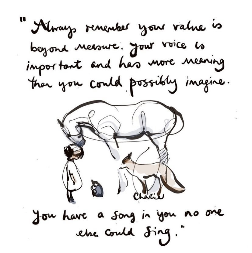 Sometimes we all need this reminder. Surround yourself with people who make you believe this ❤️ #IWD