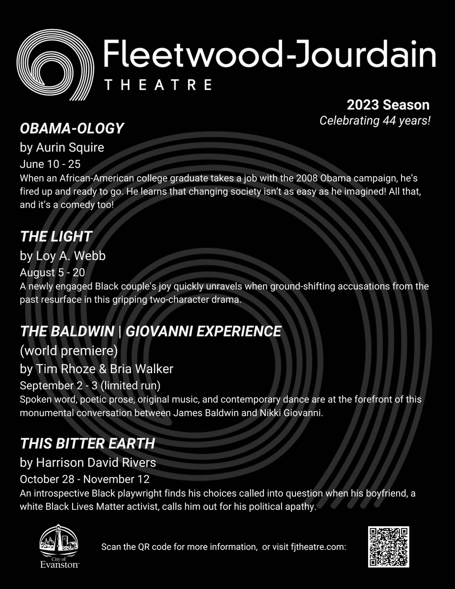FJTheatre's tweet photo. Get your tix today for our 2023 Season lineup at https://t.co/H8QzlKtTon! Premium Gold Member Cards are on sale for $85, that’s nearly a 30% discount off the regular season tix prices for three 2023 summer and fall productions and The Baldwin | Giovanni Experience #cityofevanston https://t.co/IR0OWdTzx7