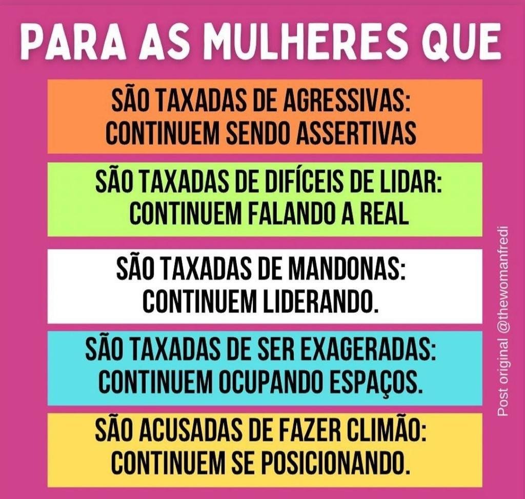 #DiaInternacionaldasMulheres