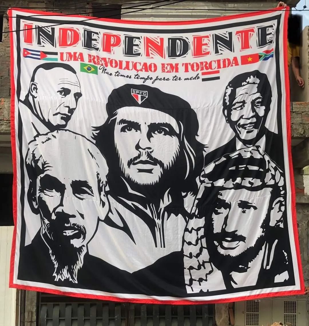 PHOTO | New flag of the Torcida Independente of São Paulo Futebol Clube (Brazil)