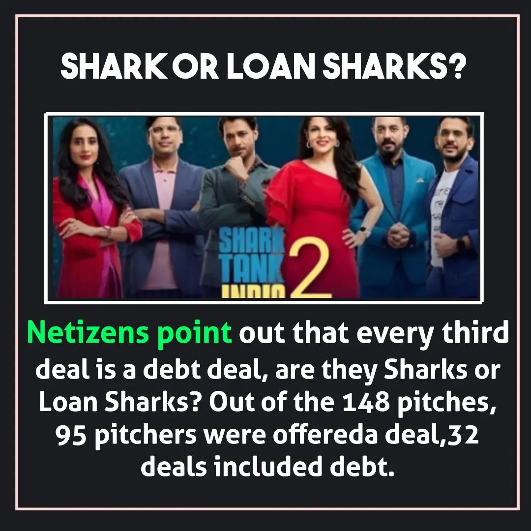 Your views?
#SharkTankIndia #shark #sharktank #enterpreneurship #entrepreneur #nse #bse #sensextoday #stockmarketcrash #SharkTankIndia #SharkTankIndiaS2