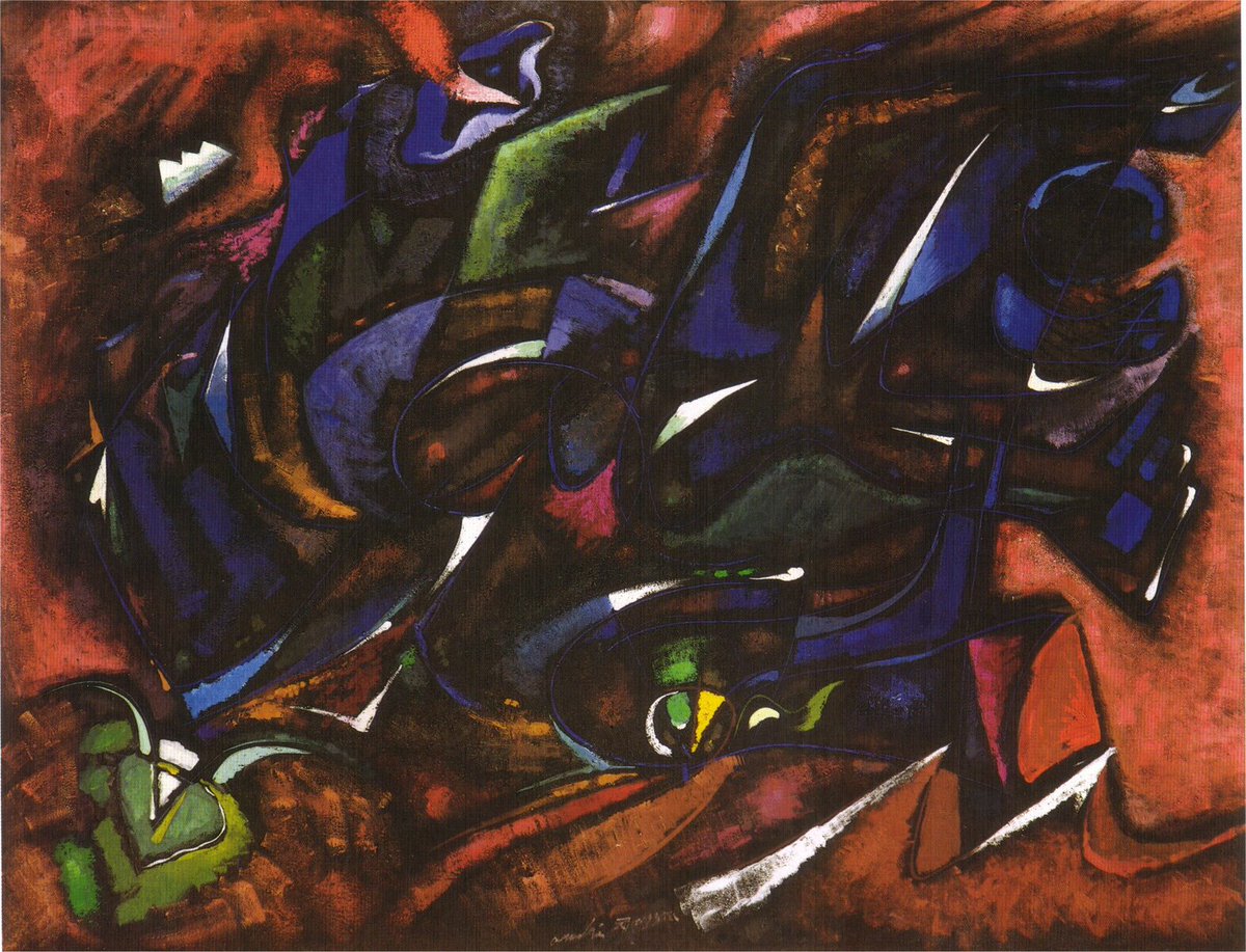 elgranmuseo's tweet image. Nuit fertile, 1960 #masson #andremasson wikiart.org/en/andre-masso…