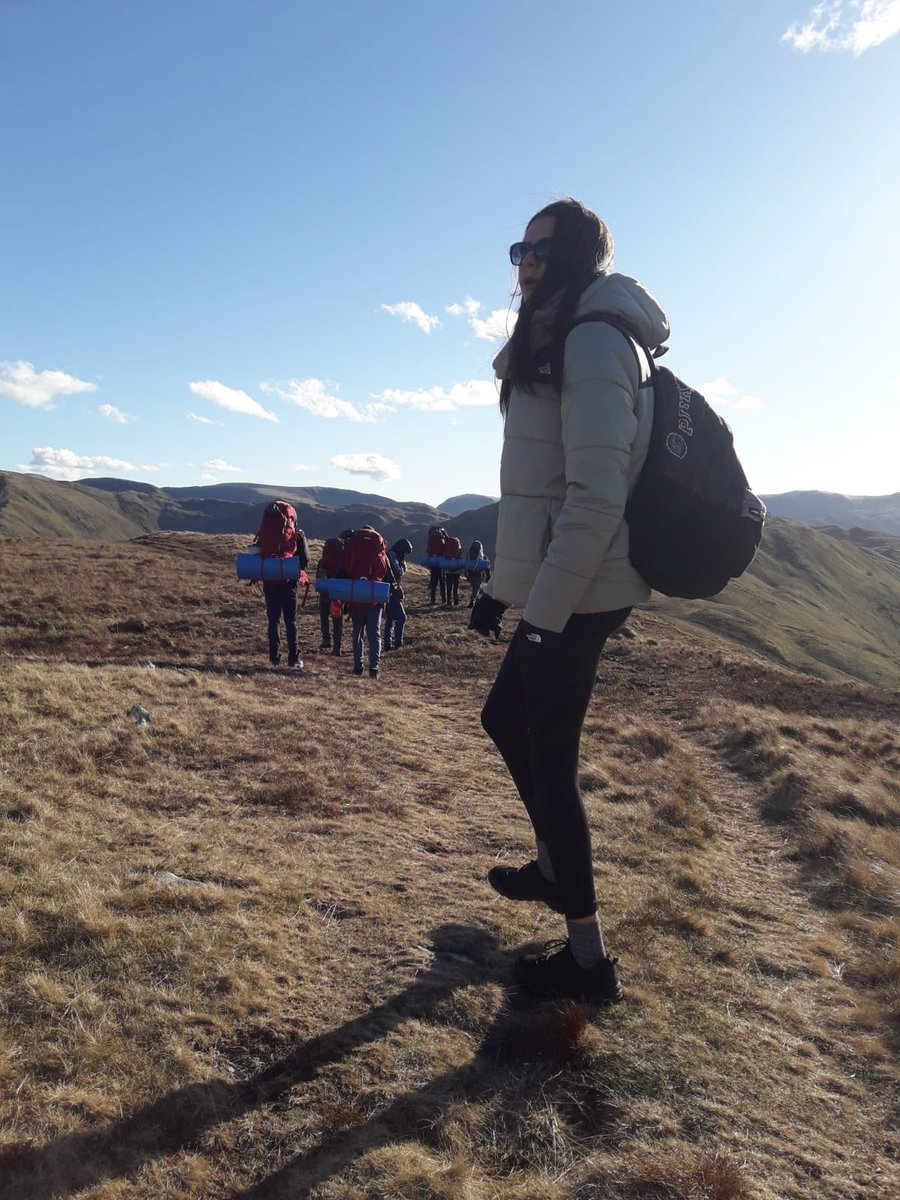 Patterdale_Hall's tweet image. Miss Peters, the BD school proctor is supporting @BSBDyear8 this week. Big day out on the hill for her. She did the whole day walk and the. walked back to the centre. #nomessing