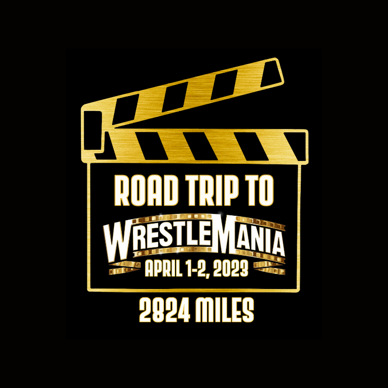 ReelTravelsMag's tweet photo. This is what I have coming up. Can't wait! #WrestleMania39 #WWE #wweuniverse #roadTrip #Travel (this is my shirt I made for it!) Follow me for my adventures! https://t.co/io4dyt4ZFO