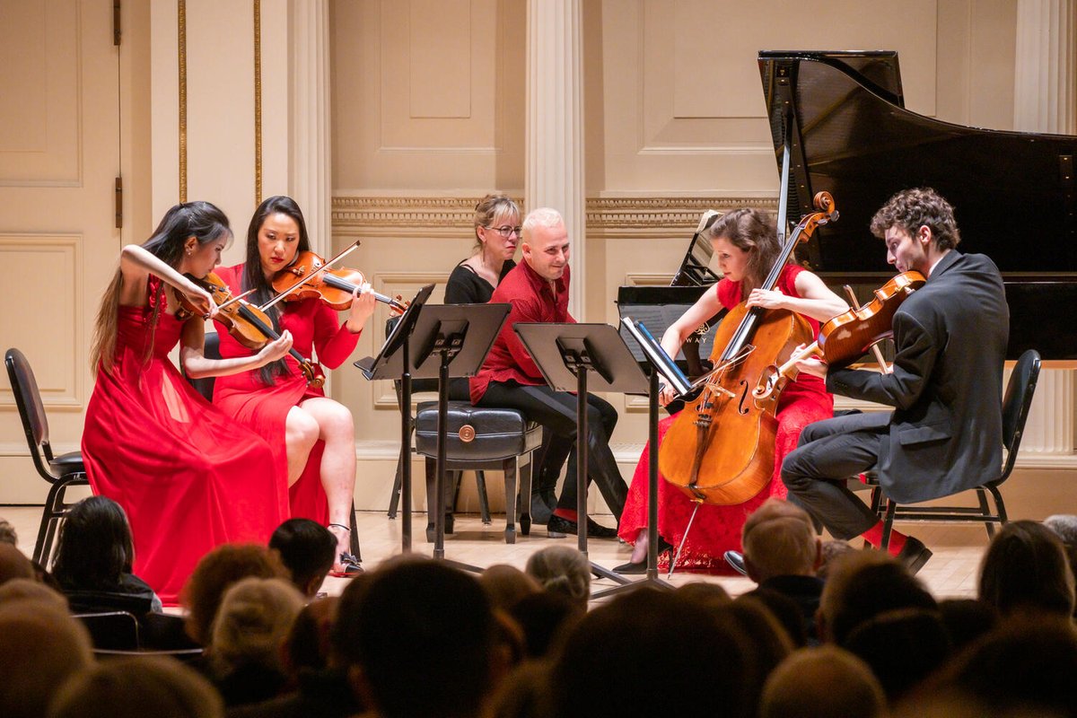 Yannick @nezetseguin led the @METOrchestra Chamber Ensemble in R. Strauss’s transformative “Metamorphosen” and joined musicians from the piano for Brahms’s celebrated Piano Quintet. 📷: @ChrisLeePhotoNYC