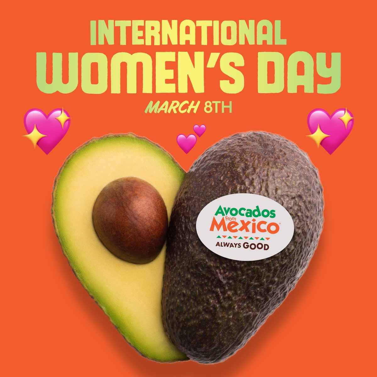 AvosFromMexico's tweet image. As the brand who always brings goodness, we couldn’t possibly forget to highlight all the amazing women who spark goodness at Avocados From Mexico everyday. 

Happy #InternationalWomensDay 💐 to all women, you truly are the goodness of the world and we celebrate you.