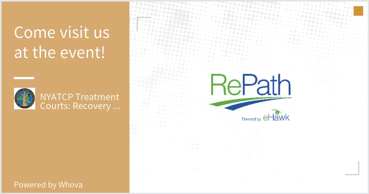 repathapp's tweet image. Don&apos;t forget to stop by and visit us TODAY &amp;amp; TOMORROW at booth #11 for a chance to win an Amazon gift card! #NYATCP #RePathApp #eHawk #RePath #CriminalJustice #communitycorrections #pleaseshare