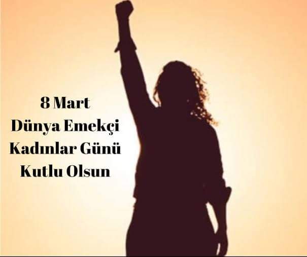 Selam olsun göğün yarısına... 
Selam olsun kavganın gülen yüzüne... 
Selam olsun gül olana, gül kokana... 
Zalime zulme siper olana... 
Kadına, 
Emekçi Kadınlara Selam Olsun..
⚘ 

AHMED ARİF

#8MartDünyaEmekçiKadınlarGünü