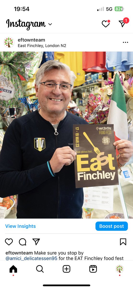 eftownteam's tweet photo. Make sure you stop by @amici_delicatessen95 for the EAT Finchley food fest on Saturday 18th March, where you’ll find free samples of delicious cakes from the deli! 🇮🇹Thank you to Maurizio and the team at Amici for your support #supportlocalbusiness #N2 #foodfest  #eastfinchley https://t.co/LzmfYJvPkn