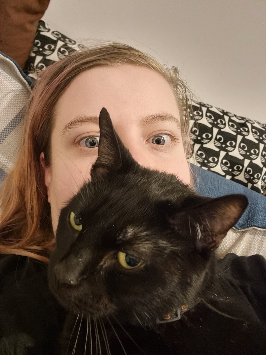 NeonKingCaz's tweet photo. CAZ & CHAZ REUNITED AND IT FEELS SO GOOD π»
My son missed me.
#ChazThoughts #chaz #cat #bombaycat #blackcat #twitch #streamer #gaymer #lgbtqia #snteam #sausagenebula #neonkingcaz #UK #lesbian #begoodpeople https://t.co/VfhGzpxTx8