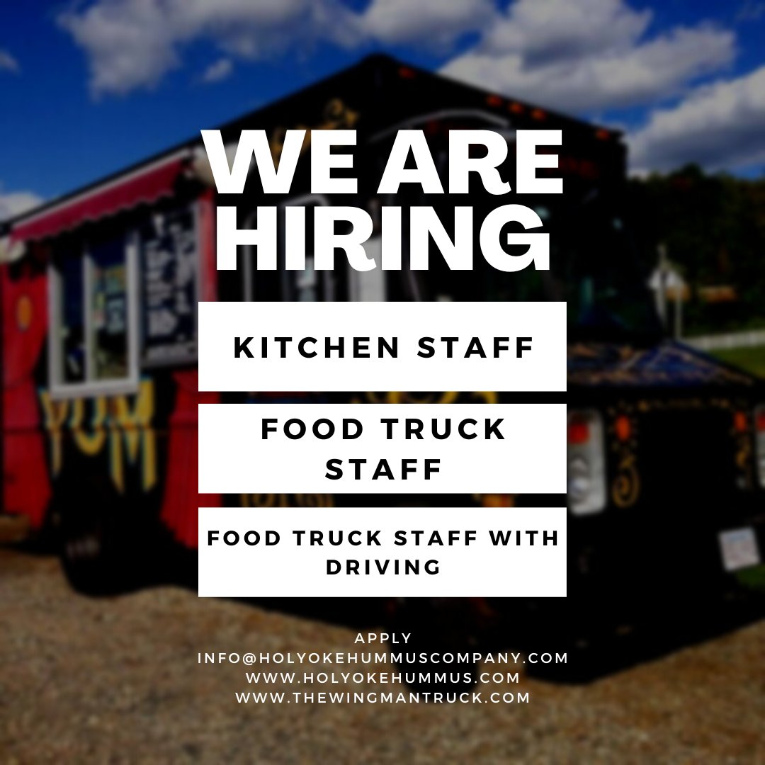 We hiring! Are you fast on the line? Love customer service? We have two award-winning busy food trucks and need superstars to drive, set up and make and serve our delicious food with a smile. Multiple shifts/schedules available. Significant evening and weekend work is required.