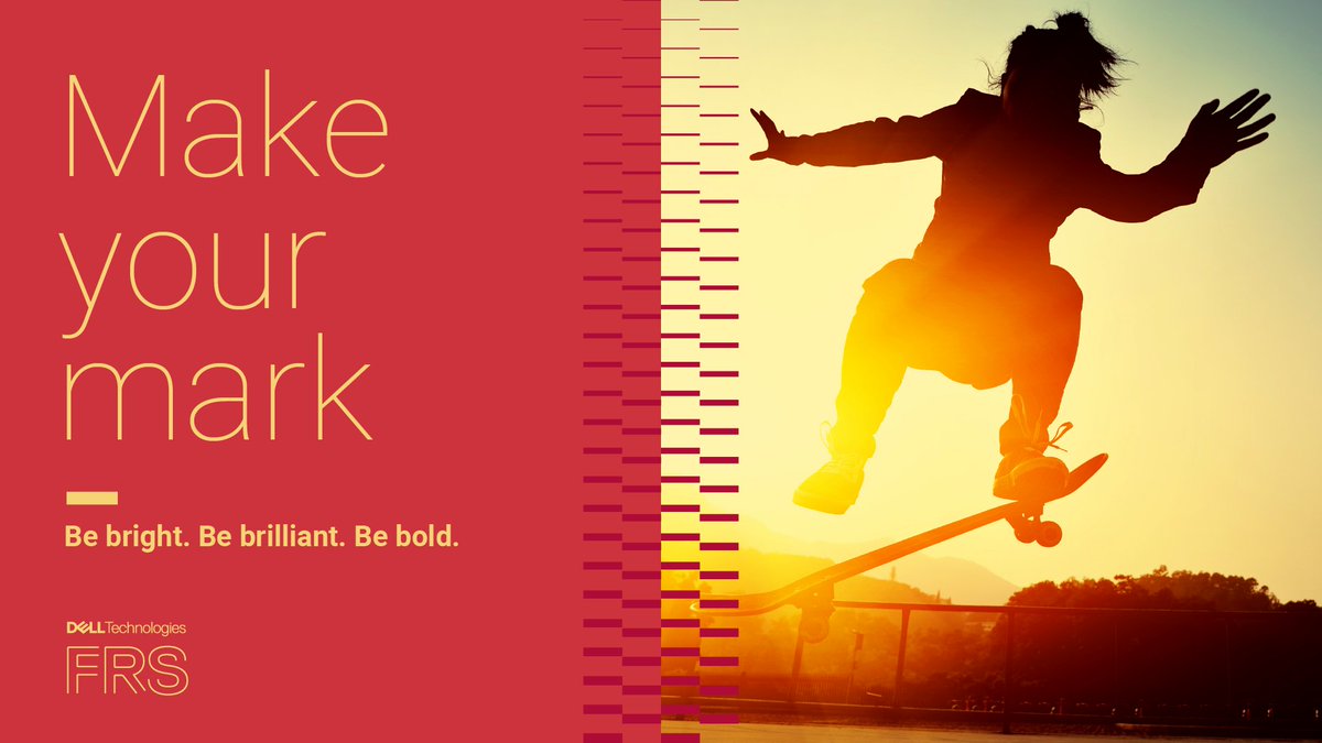 We’ve had a great virtual Field Readiness Summit (FRS) so far! I’ve loved seeing all of the activity in the chat -- the energy and engagement of this sales organization is awesome. Let’s go Make Our Mark! #iworkfordell