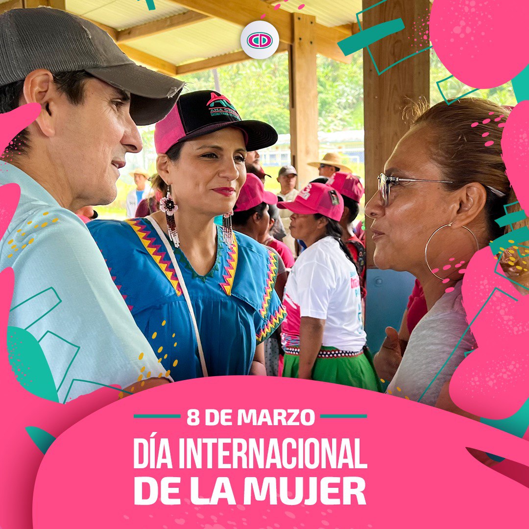 En el Día Internacional de la Mujer, enviamos nuestro saludo a todas las mujeres de Panamá, en especial a las mujeres del CD, que son la fuerza que mueve el cambio con la esperanza de mejores días para todos. 

#HacerLasCosasBien